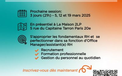 Boostez votre carrière d’Office Manager/Assistant(e) !